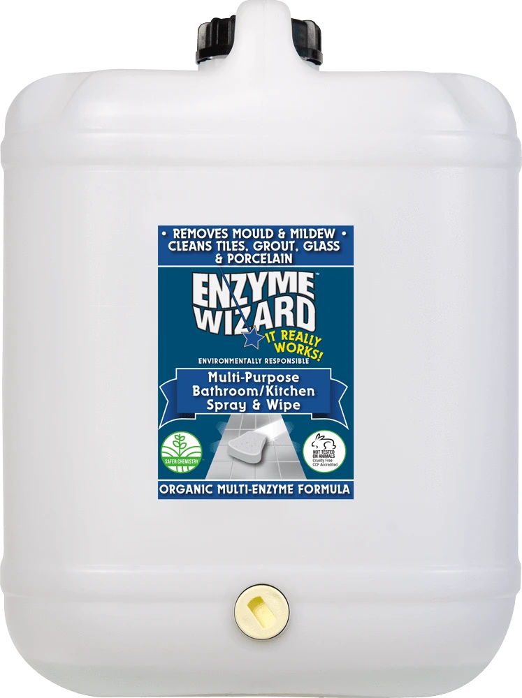 Enzyme Wizard Bathroom Kitchen cleaner 20 litre container