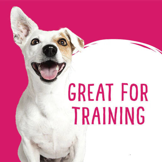 Love'Em Training Treats being used to reward a dog