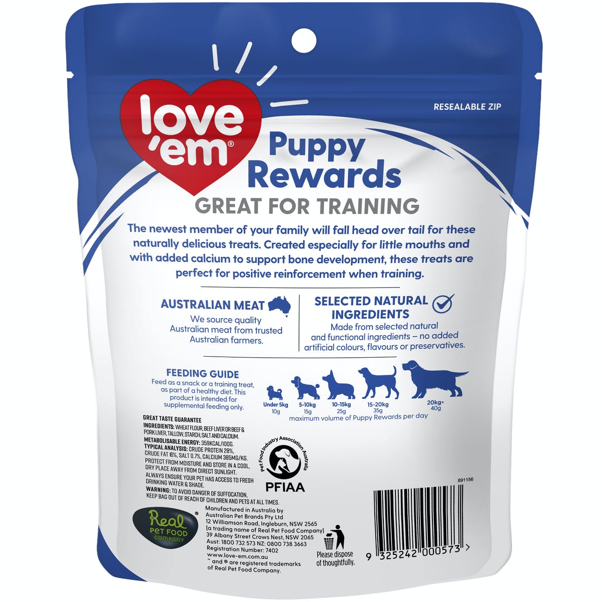 Love 'Em – Puppy Rewards