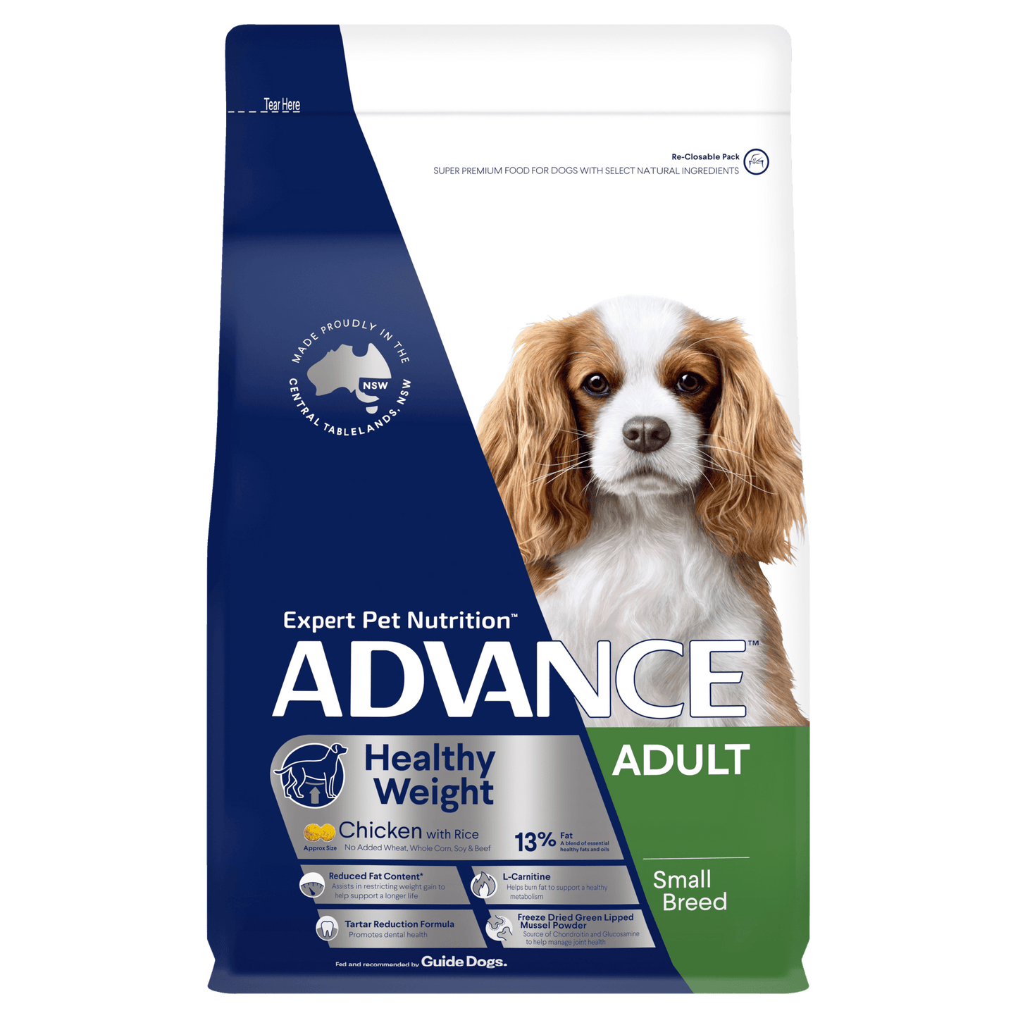 Advance Adult Dog Food for Small Breed and Healthy Weight
