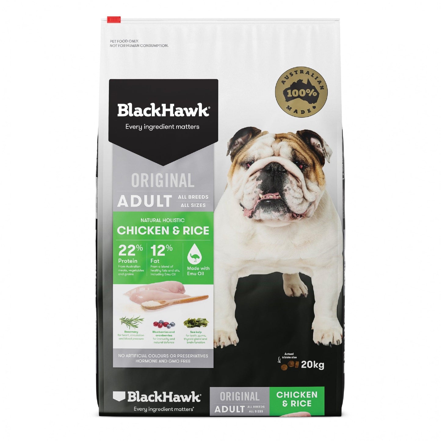 Black Hawk Adult Chicken & Rice - Adult Dog Food