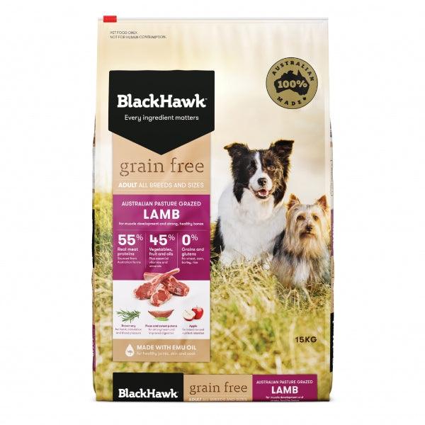 Black Hawk Adult – GRAIN FREE – Adult Dog - Lamb