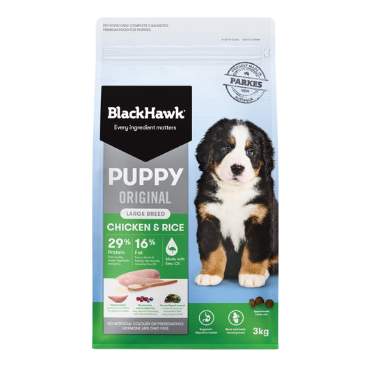 Black Hawk Puppy Large Breed – Chicken and Rice
