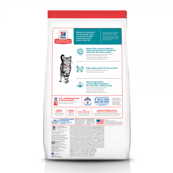 Hill's – Science Diet – Adult Cat (1-6) – Indoor