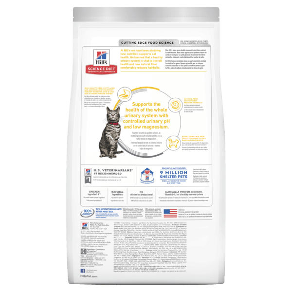 Hill's – Science Diet – Adult Cat – Urinary Hairball Control