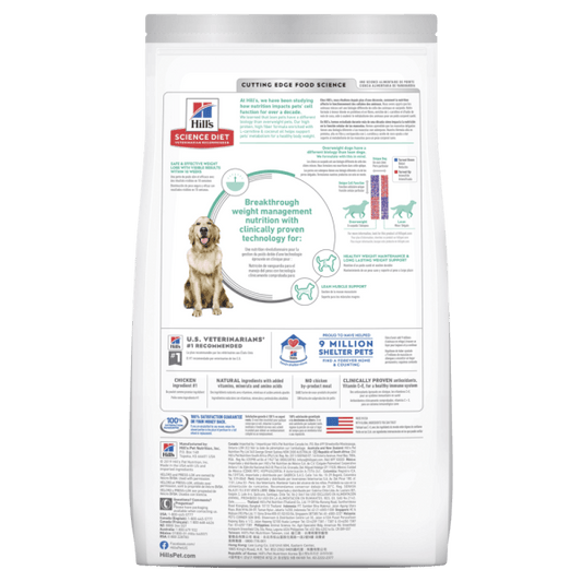Hill's – Science Diet – Adult Dog – Perfect Weight