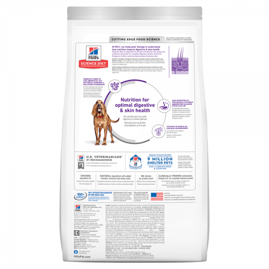 Hill's – Science Diet – Adult Dog – Sensitive Skin & Stomach – Large Breed