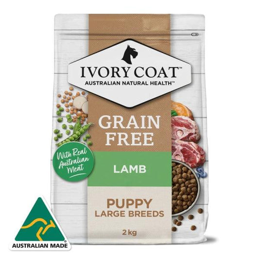 Ivory Coat – Puppy – GRAIN FREE – Large Breed – Lamb