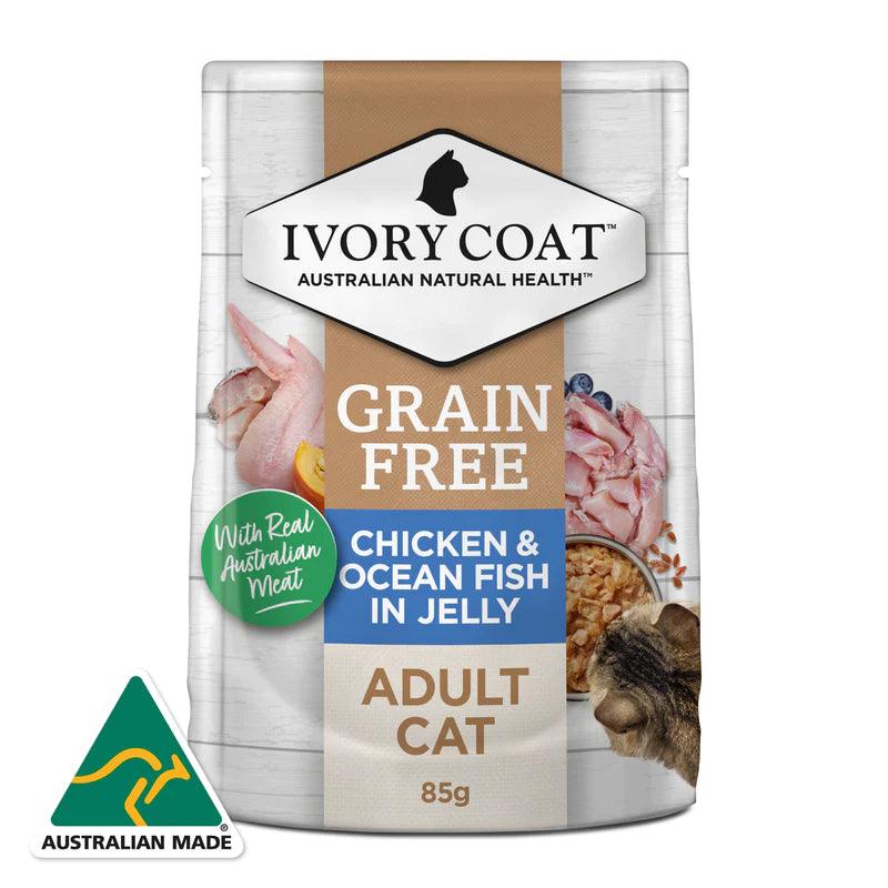 Ivory Coat – Wet Food – Adult Cat – GRAIN FREE - 12 x 85g