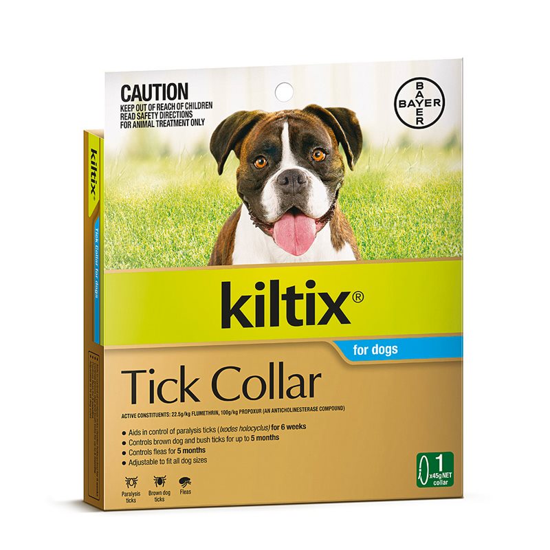 Kiltix tick and flea collar for dogs