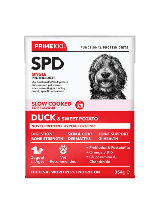 Prime100 – SPD Slow Cooked Duck & Sweet Potato