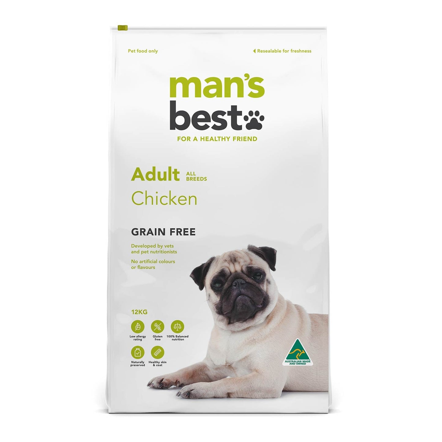 Man's Best – Adult Dog – GRAIN FREE – Chicken