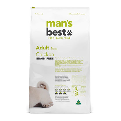 Man's Best – Adult Dog – GRAIN FREE – Chicken