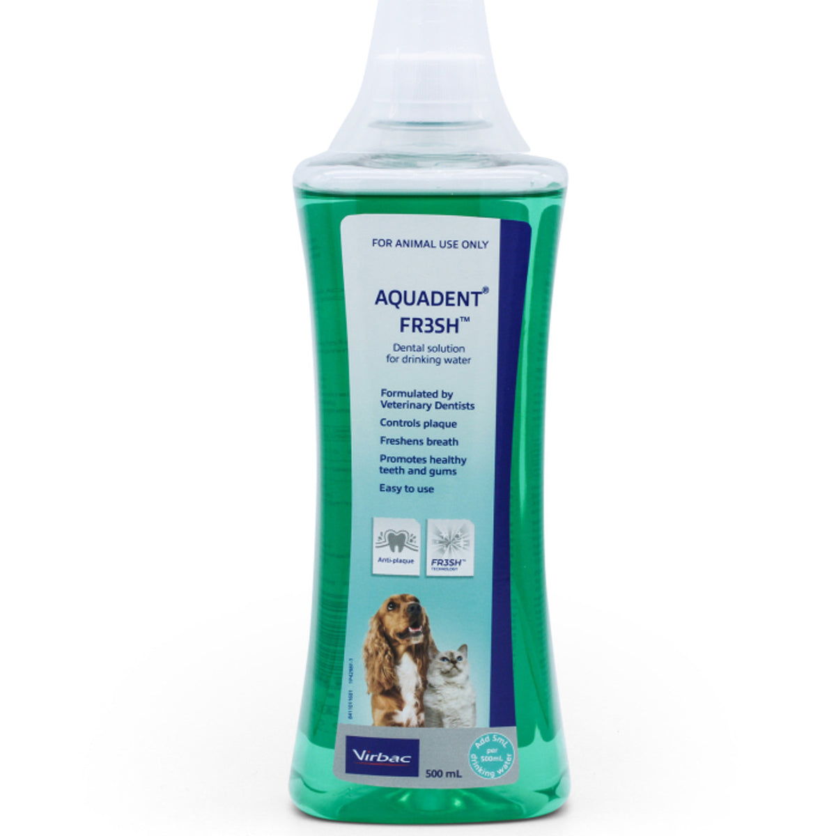 Aquadent FR3SH water additive bottle