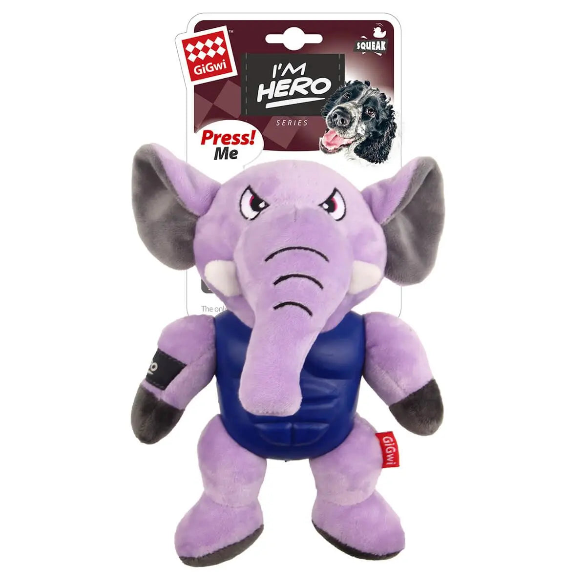 GiGwi – I'm Hero – Plush Toy Elephant