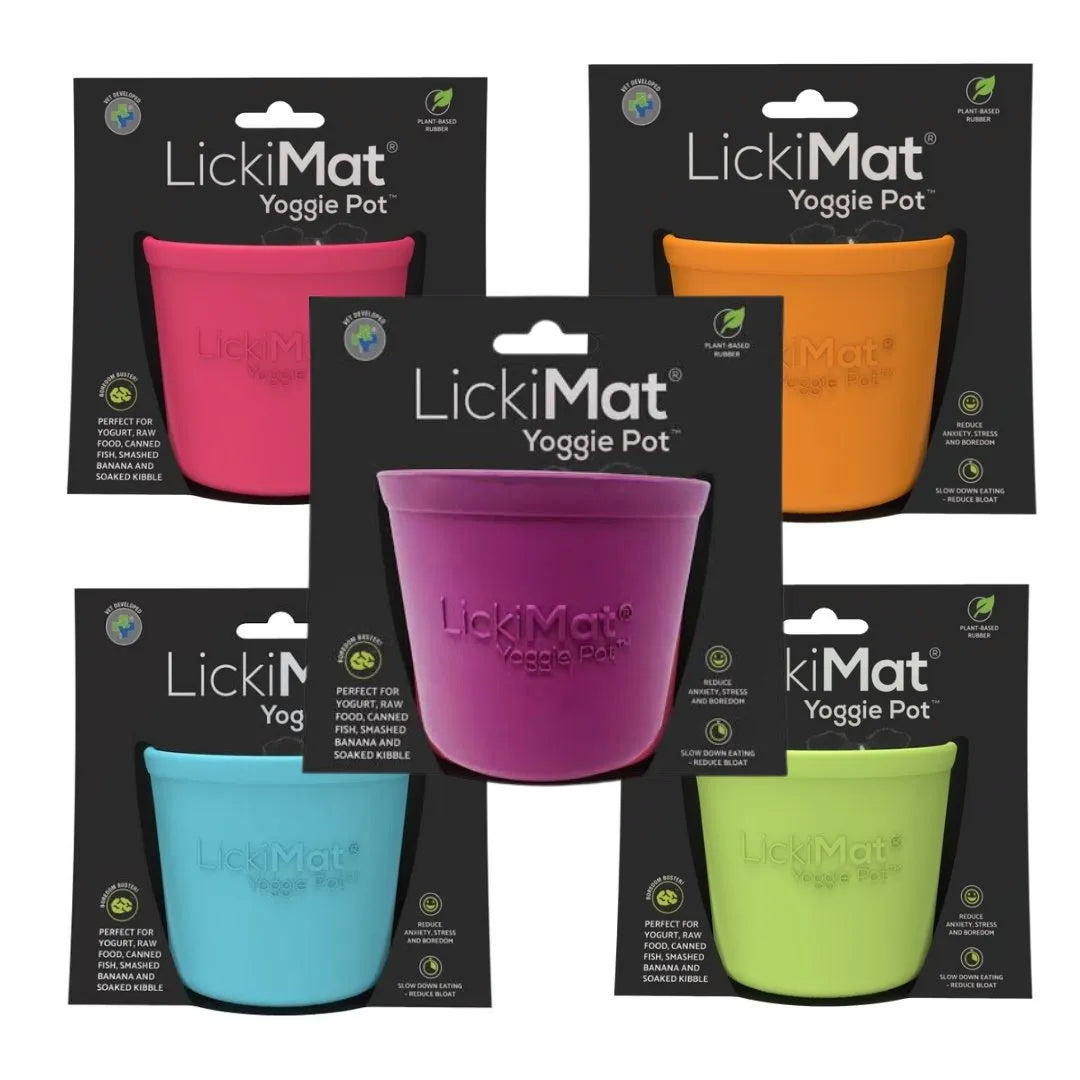 LickiMat Yoggie Pot slow feeder dog bowl product shot