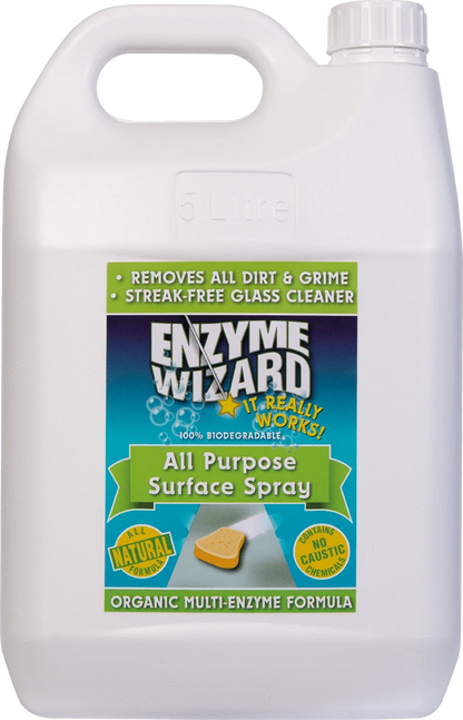 Enzyme Wizard All Purpose Surface Spray 5L drum
