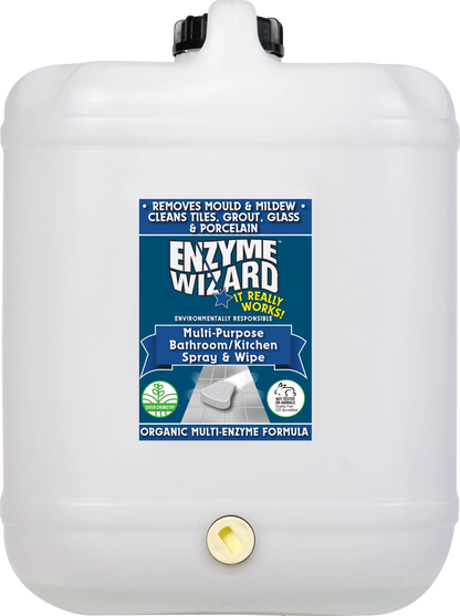 Enzyme Wizard Bathroom Kitchen cleaner 20 litre container
