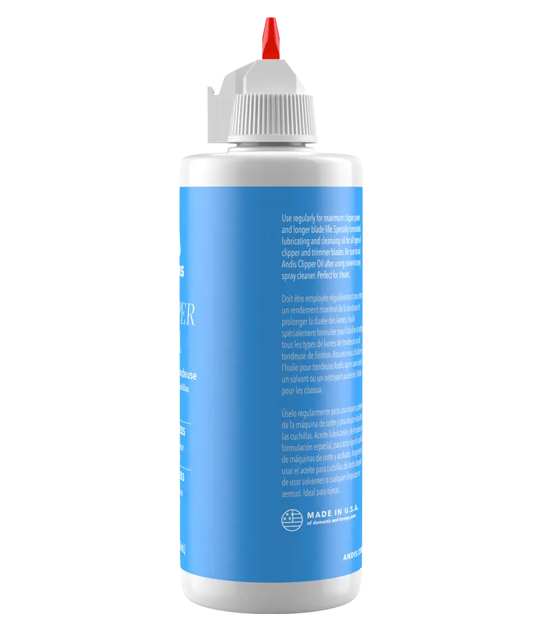 Andis Clipper Oil – Blade Lubricant for Clippers & Grooming Tools