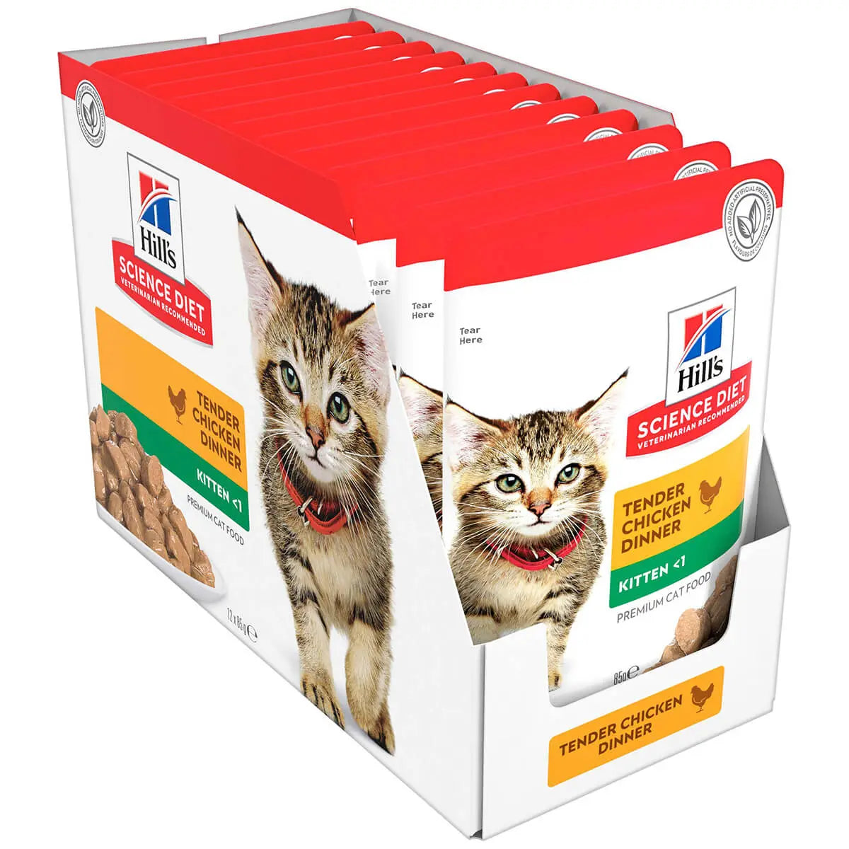 Hill’s Science Diet Kitten Chicken wet food pouch front