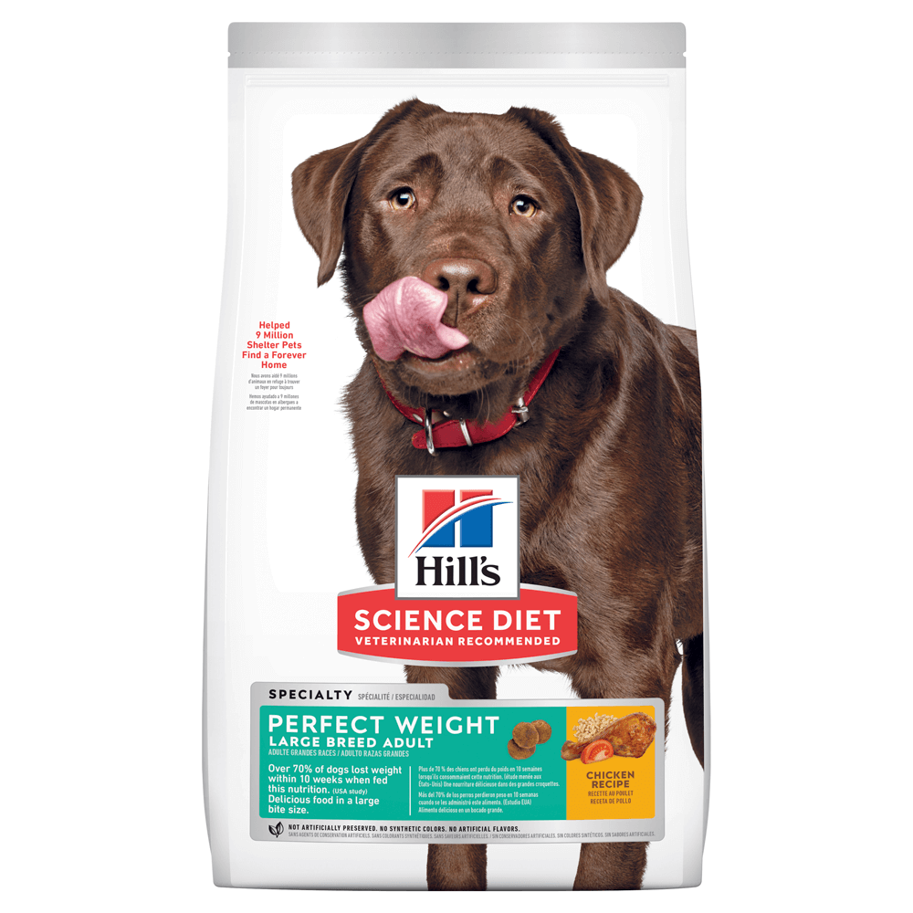 Hill’s Science Diet Adult Dog Perfect Weight Large Breed bag front