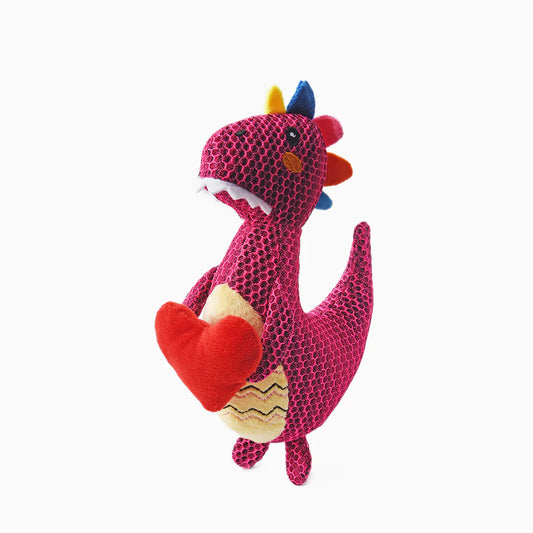 Hugsmart Dinosaur Land Rexy dinosaur dog toy