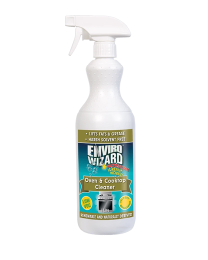Enviro Wizard Oven & Cooktop Cleaner spray bottle