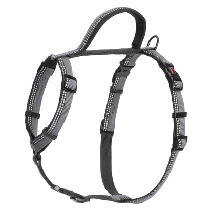 Halti Walking Harness in black, standalone product shot