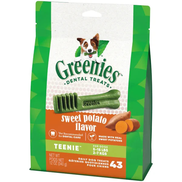 Greenies Dental Dog Treats Sweet Potato, different pack size