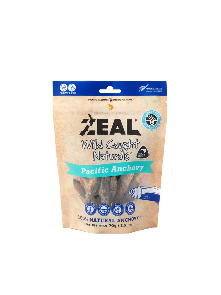 Zeal – NZ Caught Naturals – Pacific Anchovy