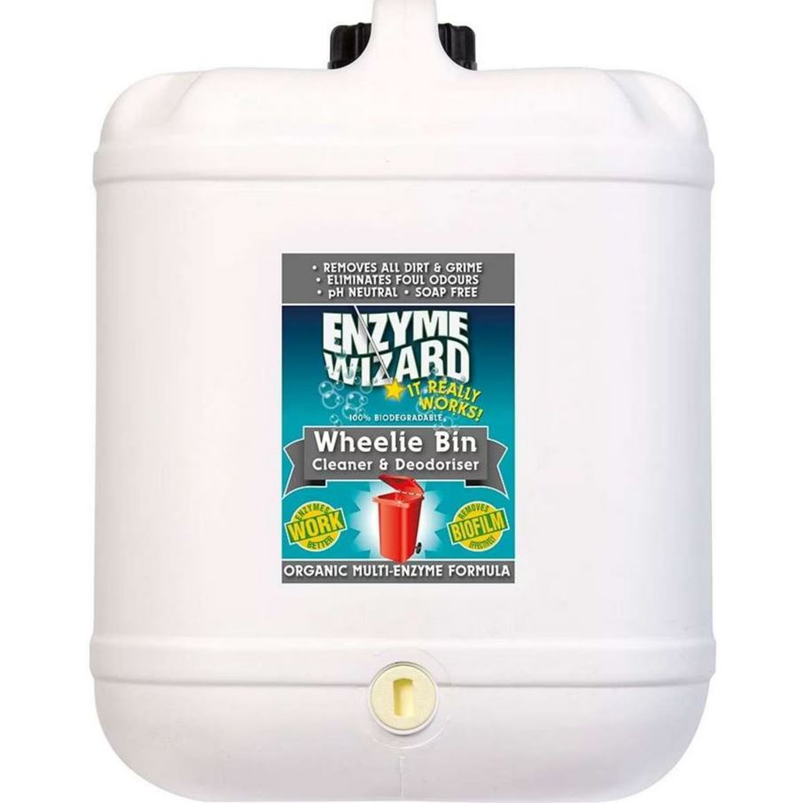 Enzyme Wizard Wheelie Bin Cleaner & Deodoriser 20 litre container