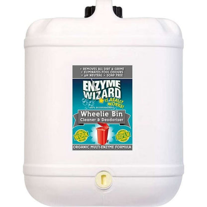 Enzyme Wizard Wheelie Bin Cleaner & Deodoriser 20 litre container