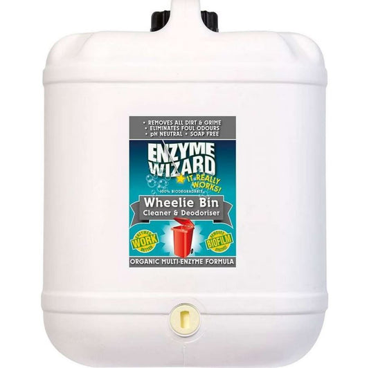Enzyme Wizard Wheelie Bin Cleaner & Deodoriser 20 litre container