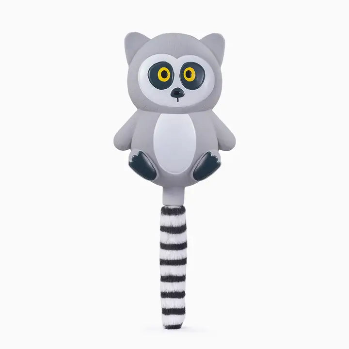 Hugsmart Jungle Tails Lemur Dog Toy – Latexplus latex body with crinkle plush tail