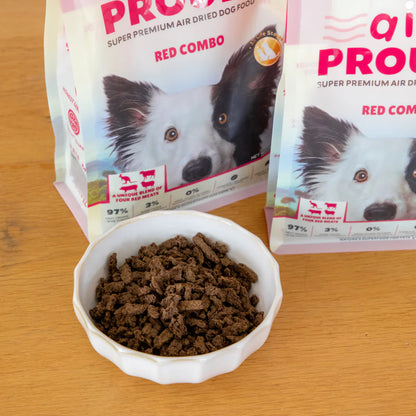 Proudi - Air Dried Dog Food Red Combo Super Premium Complete Meal