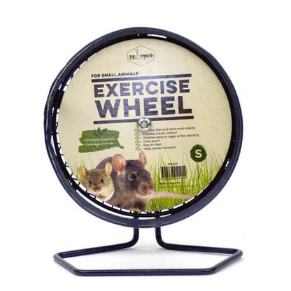 Pipsqueak small animal exercise wheel on white background