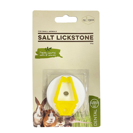 Pipsqueak Small Animal Salt Lickstone with holder