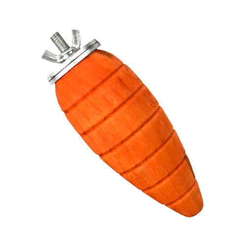 Pipsqueak wood chew, carrot shape, for small animals