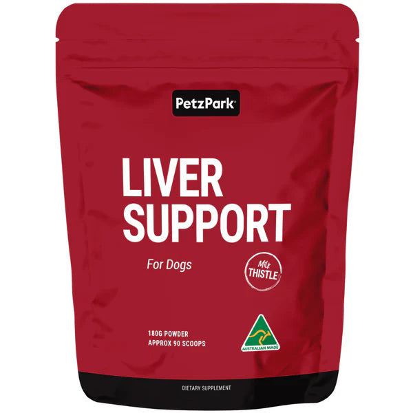 PetzPark Liver Support powder supplement for dogs, product shot