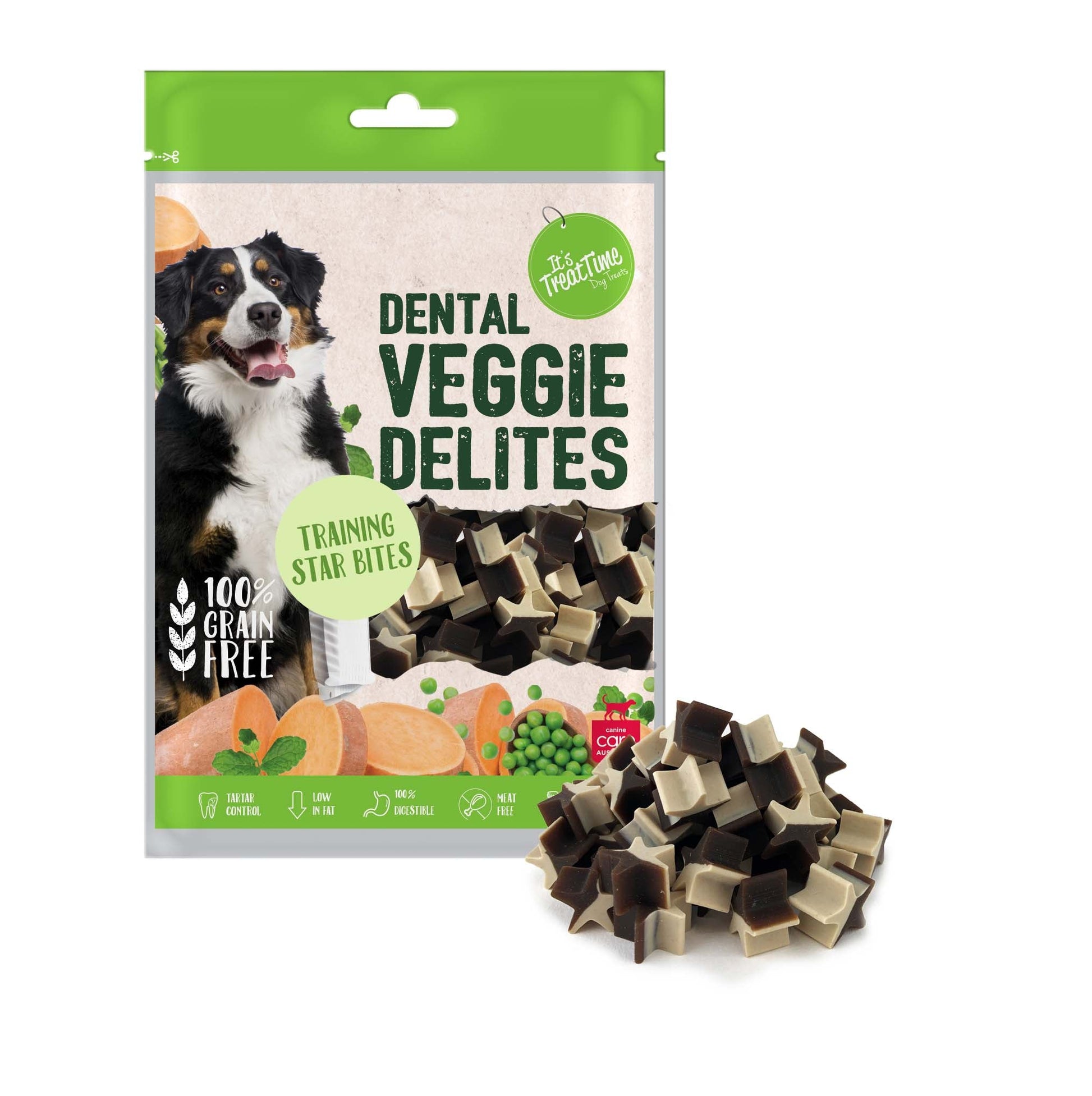 It's Treat Time – Dental Veggie Delights – Training Star Bites