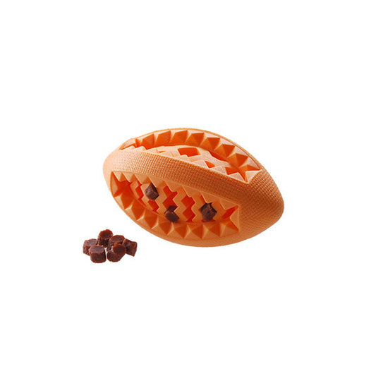 Dogs Tough Foam - Treat Rugby Toy