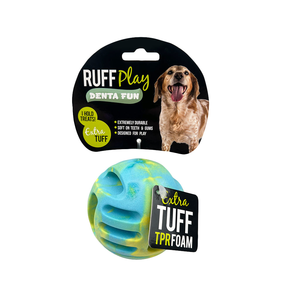 RUFF Play Denta Fun Foam Treat Ball, product shot