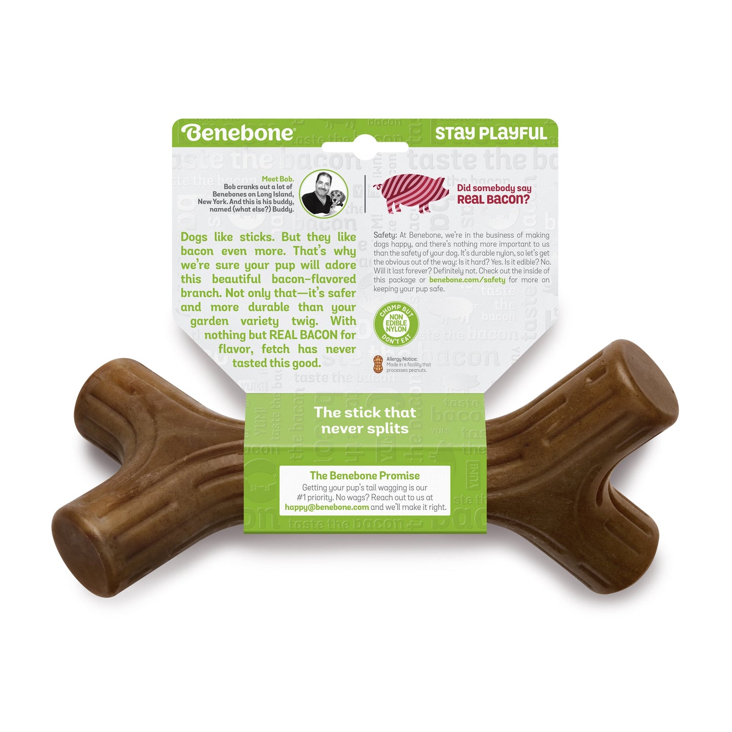 Dogs Bacon Stick Chew Toy