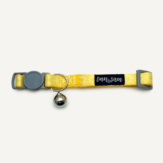 Dan & Sam – Cat – Adjustable Safety Collar – Sunflower