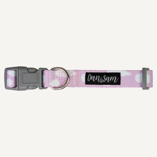 Dan & Sam Dreamer cloud print dog collar