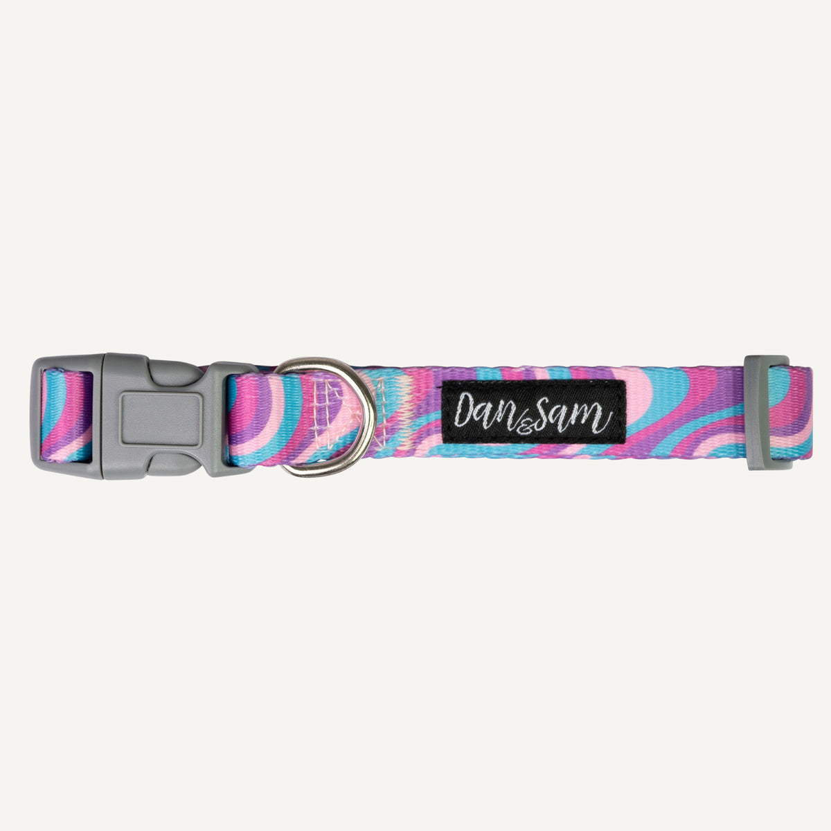 Dan & Sam Disco Party print dog collar
