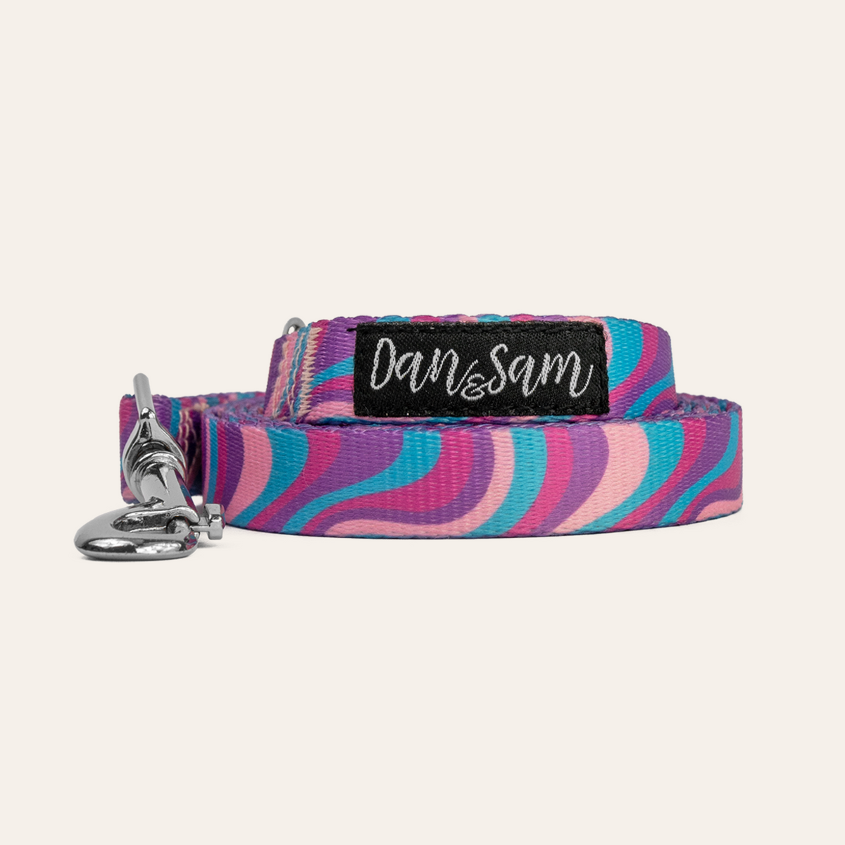 Dan & Sam Disco Party print dog lead