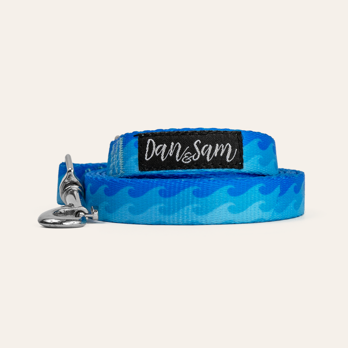 Dan & Sam Coastal print dog lead