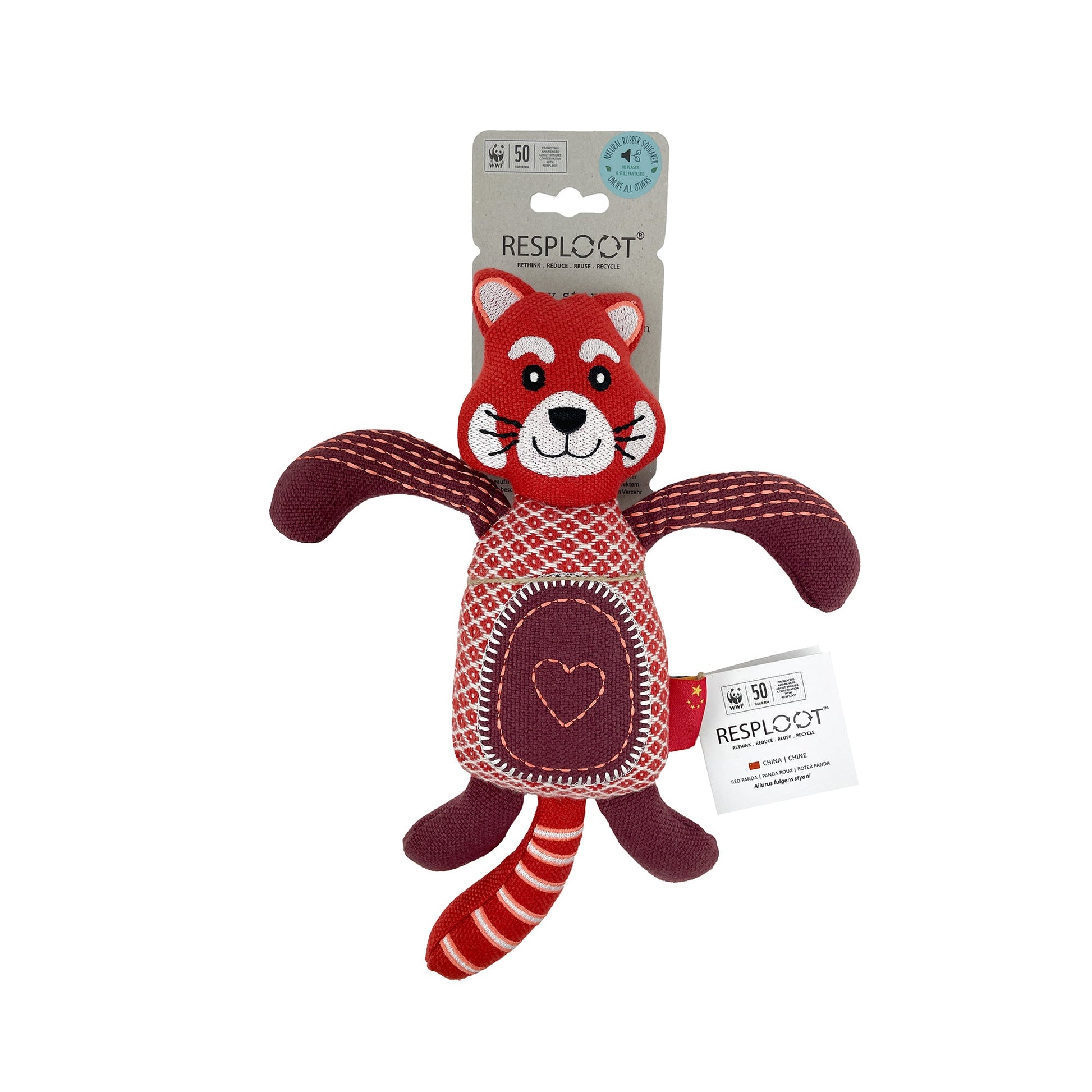 Resploot – Red Panda Dog Toy