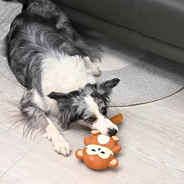 Hugsmart Jungle Tails Monkey Dog Toy – texture and size detail